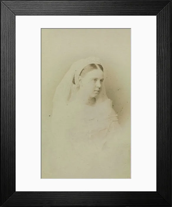 Framed Print : Portrait of Grand Duchess Maria Alexandrovna of Russia (1853-1920), Duchess of Saxe-Coburg and Gotha Framed Print : Portrait of Grand Duchess Maria Alexandrovna of Russia (1853-1920), Duchess of Saxe-Coburg and Gotha