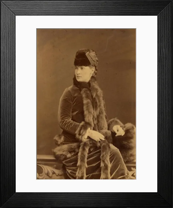 Framed Print : Grand Duchess Maria Pavlovna of Russia (1854-1920), c. 1880 Framed Print : Grand Duchess Maria Pavlovna of Russia (1854-1920), c. 1880