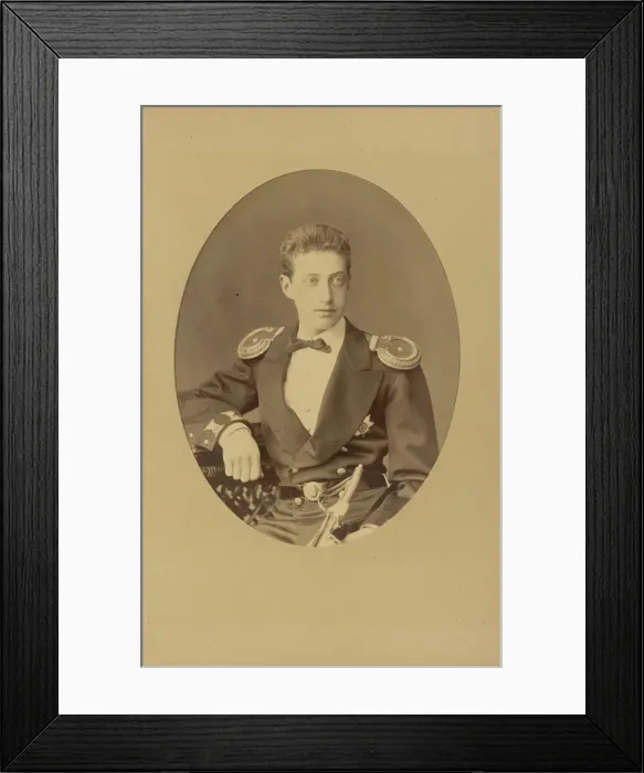 Framed Print : Portrait of Grand Duke Constantine Constantinovich of Russia (1858-1915), c. 1874 Framed Print : Portrait of Grand Duke Constantine Constantinovich of Russia (1858-1915), c. 1874