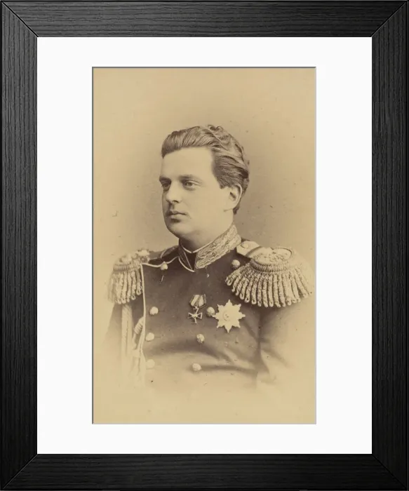 Framed Print : Portrait of Grand Duke Vladimir Alexandrovich of Russia (1847-1909), ca 1865 Framed Print : Portrait of Grand Duke Vladimir Alexandrovich of Russia (1847-1909), ca 1865