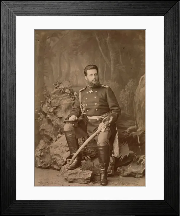 Framed Print : Portrait of Grand Duke Vladimir Alexandrovich of Russia (1847-1909), ca 1878 Framed Print : Portrait of Grand Duke Vladimir Alexandrovich of Russia (1847-1909), ca 1878