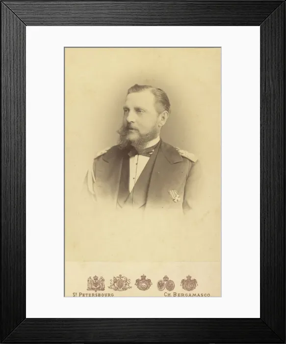 Framed Print : Portrait of Grand Duke Konstantin Nikolayevich of Russia (1827-1892), ca 1865 Framed Print : Portrait of Grand Duke Konstantin Nikolayevich of Russia (1827-1892), ca 1865