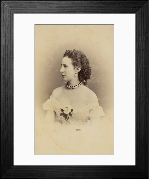 Framed Print : Portrait of Grand Duchess Alexandra Iosifovna of Saxe-Altenburg (1830-1911), ca 1865 Framed Print : Portrait of Grand Duchess Alexandra Iosifovna of Saxe-Altenburg (1830-1911), ca 1865