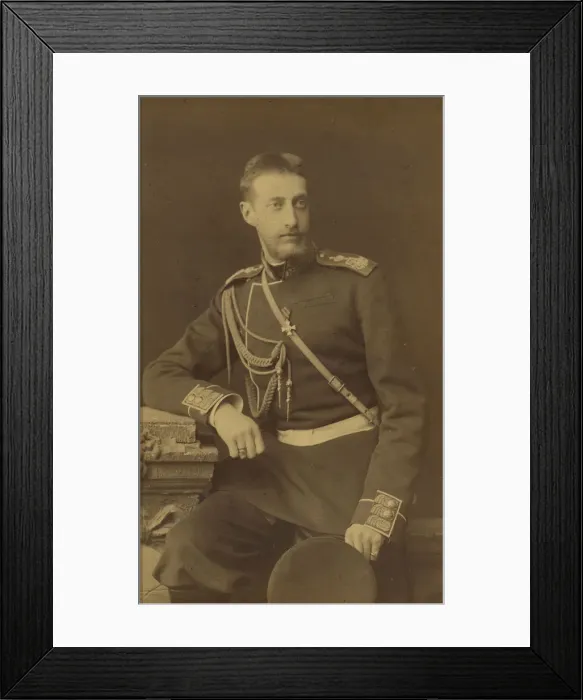 Framed Print : Portrait of Grand Duke Constantine Constantinovich of Russia (1858-1915), c. 1880 Framed Print : Portrait of Grand Duke Constantine Constantinovich of Russia (1858-1915), c. 1880