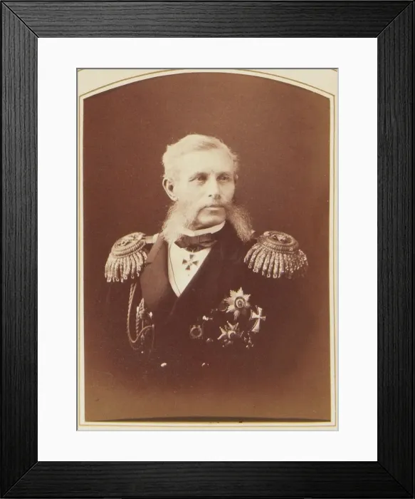 Framed Print : Portrait of the Admiral Grigory Ivanovich Butakov (1820-1882), 1877 Framed Print : Portrait of the Admiral Grigory Ivanovich Butakov (1820-1882), 1877