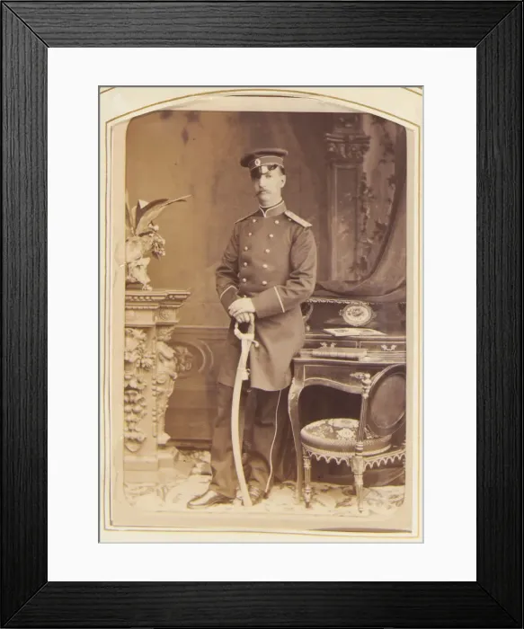 Framed Print : Portrait of George I (1845-1913), King of the Hellenes, 1877 Framed Print : Portrait of George I (1845-1913), King of the Hellenes, 1877