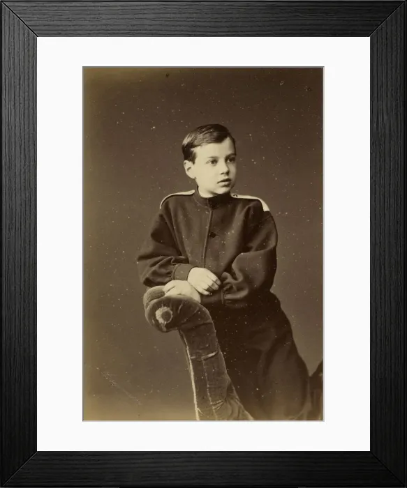 Framed Print : Portrait of Grand Duke Dmitry Konstantinovich of Russia (1860-1919), 1874 Framed Print : Portrait of Grand Duke Dmitry Konstantinovich of Russia (1860-1919), 1874