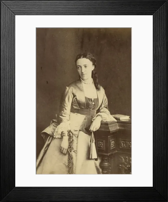 Framed Print : Portrait of Grand Duchess Olga Feodorovna of Russia (1839-1891), 1874 Framed Print : Portrait of Grand Duchess Olga Feodorovna of Russia (1839-1891), 1874
