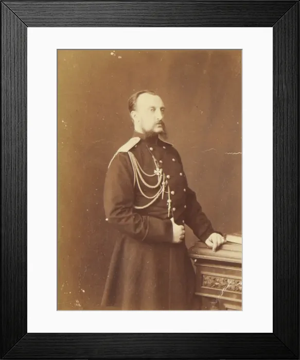 Framed Print : Portrait of Grand Duke Nicholas Nikolaevich (the Elder) of Russia (1831-1891), c. 1874 Framed Print : Portrait of Grand Duke Nicholas Nikolaevich (the Elder) of Russia (1831-1891), c. 1874