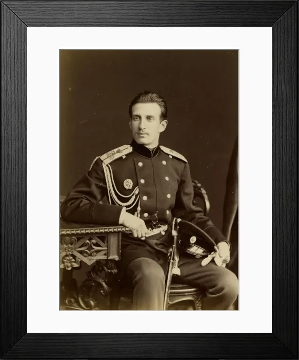 Framed Print : Portrait of Grand Duke Nicholas Constantinovich of Russia (1850-1918), 1874 Framed Print : Portrait of Grand Duke Nicholas Constantinovich of Russia (1850-1918), 1874