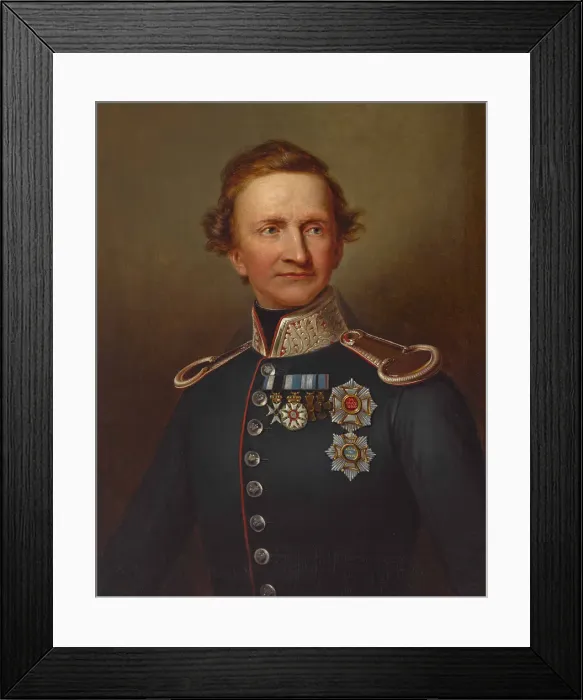 Framed Print : Portrait of Ludwig I of Bavaria (1786-1868)