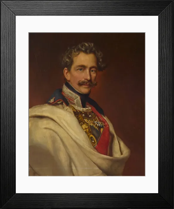 Framed Print : Portrait of Prince Charles of Bavaria (1795-1875) Framed Print : Portrait of Prince Charles of Bavaria (1795-1875)