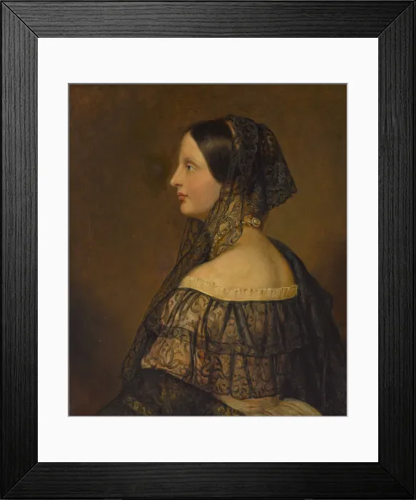 Framed Print : Portrait of Archduchess Auguste Ferdinande of Austria (1825-1864), princess of Tuscany Framed Print : Portrait of Archduchess Auguste Ferdinande of Austria (1825-1864), princess of Tuscany