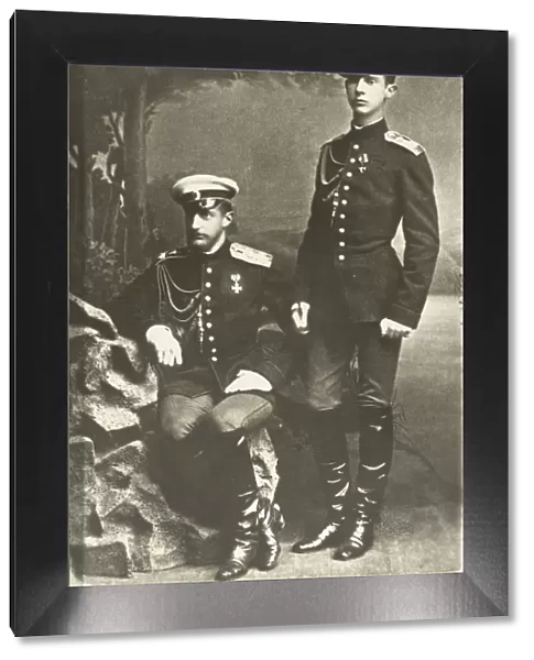 Grand Duke Constantin Constantinovich and Grand Duke Dimitri Constantinovich of Russia, c. 1890