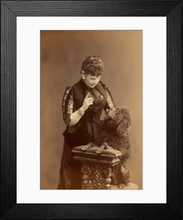 Framed Print : Grand Duchess Maria Pavlovna of Russia (1854-1920), ca 1885 Framed Print : Grand Duchess Maria Pavlovna of Russia (1854-1920), ca 1885