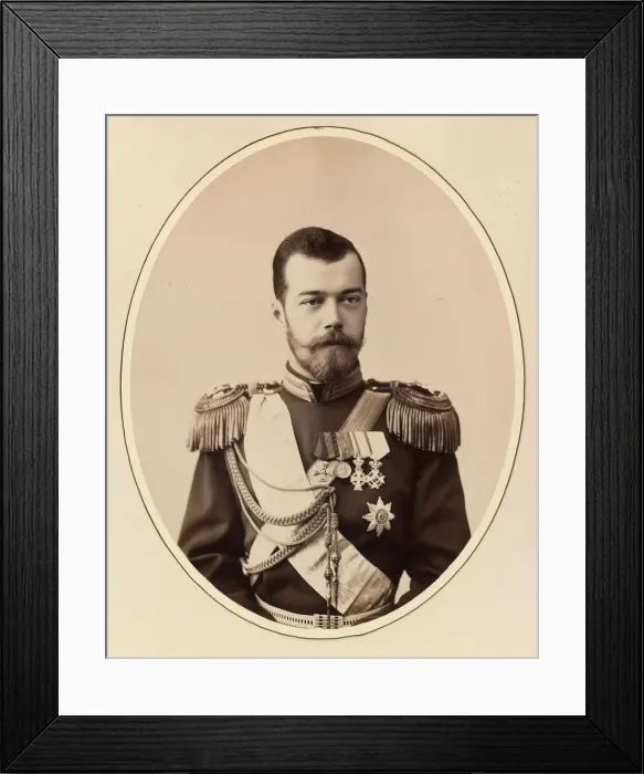 Framed Print : Portrait of Emperor Nicholas II (1868-1918) as Tsesarevich, ca 1891 Framed Print : Portrait of Emperor Nicholas II (1868-1918) as Tsesarevich, ca 1891