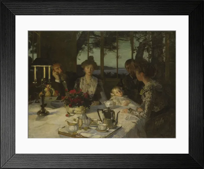 Framed Print : Talking in the Twilight Framed Print : Talking in the Twilight