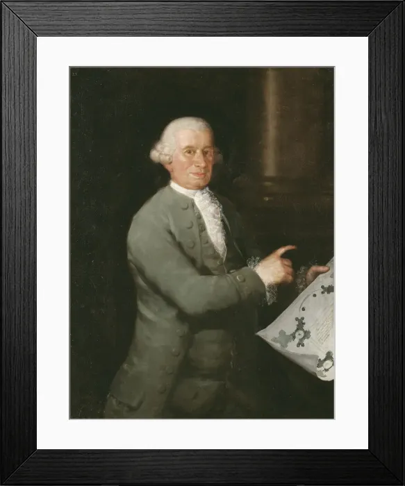 Framed Print : Portrait of the Architect Ventura Rodriguez (1717-1785), 1784 Framed Print : Portrait of the Architect Ventura Rodriguez (1717-1785), 1784
