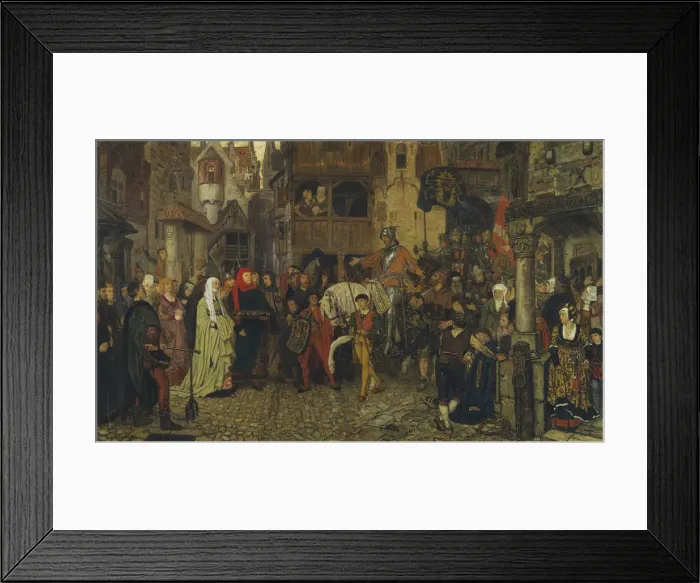 Framed Print : The Entry of Sten Sture the Elder into Stockholm, 1864 Framed Print : The Entry of Sten Sture the Elder into Stockholm, 1864