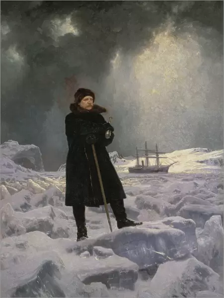 Portrait of the Arctic explorer Baron Adolf Erik Nordenskiold (1832-1901), 1886