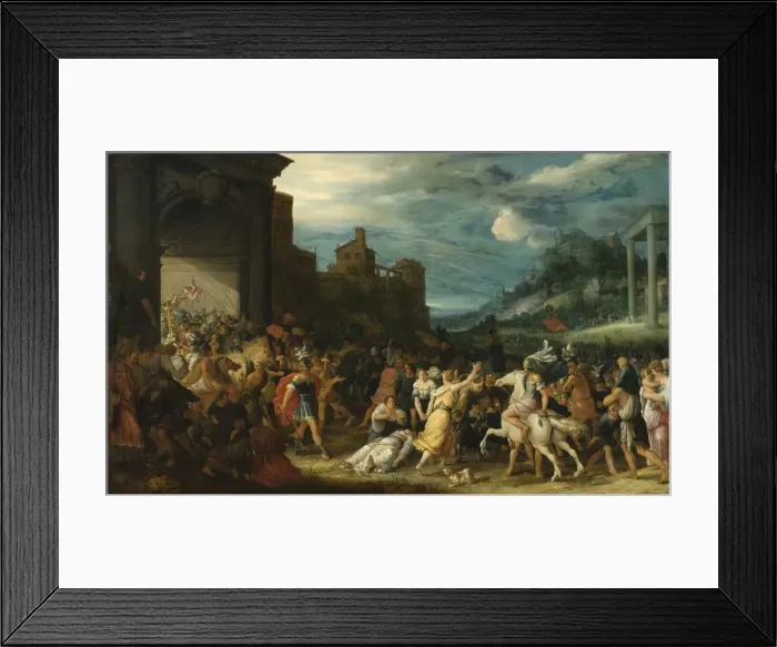 Framed Print : The Horatii Entering Rome Framed Print : The Horatii Entering Rome