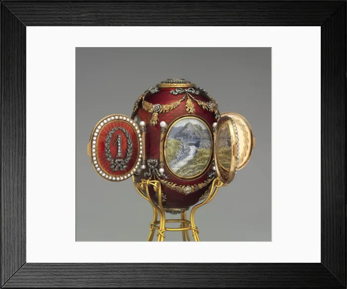 Framed Print : The Imperial Caucasus Egg, 1893 Framed Print : The Imperial Caucasus Egg, 1893