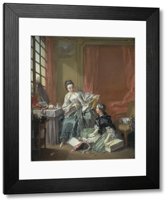 Framed Print : The Milliner, 1746 Framed Print : The Milliner, 1746