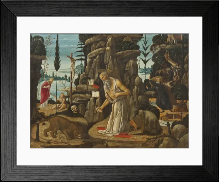 Framed Print : The Penitent Saint Jerome