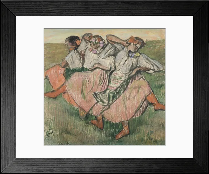 Framed Print : Three Russian Dancers, End 1890s Framed Print : Three Russian Dancers, End 1890s