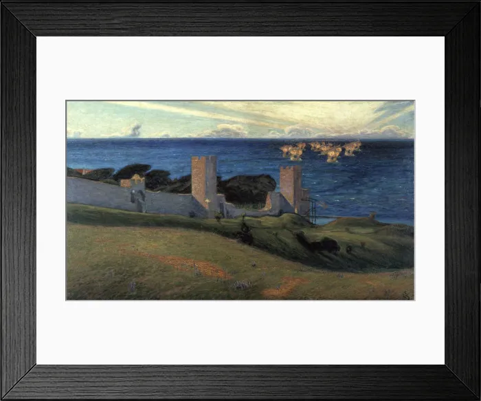 Framed Print : Vision. Scene from Visby, 1894 Framed Print : Vision. Scene from Visby, 1894