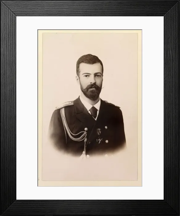 Framed Print : Grand Duke Alexander Mikhailovich of Russia (1866-1933), ca 1894 Framed Print : Grand Duke Alexander Mikhailovich of Russia (1866-1933), ca 1894