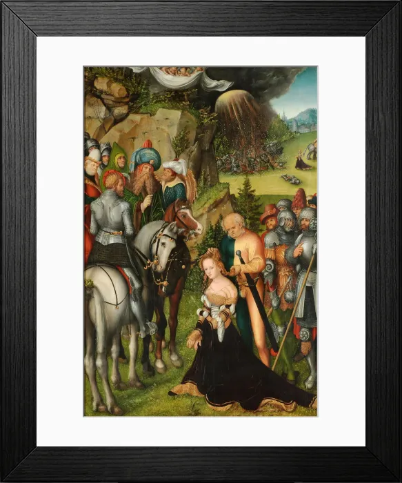 Framed Print : The Beheading of Saint Catherine, ca 1515 Framed Print : The Beheading of Saint Catherine, ca 1515