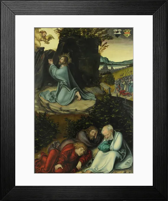 Framed Print : The Agony in the Garden, c. 1540