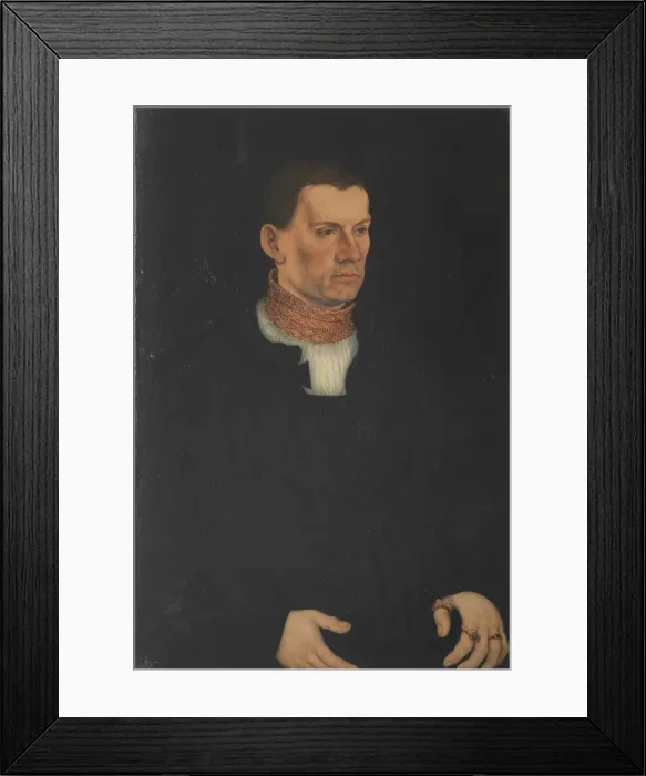 Framed Print : Portrait of the Lord of Schleinitz, 1526 Framed Print : Portrait of the Lord of Schleinitz, 1526