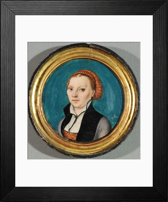 Framed Print : Portrait of Katharina von Bora (1499-1552), 1525 Framed Print : Portrait of Katharina von Bora (1499-1552), 1525