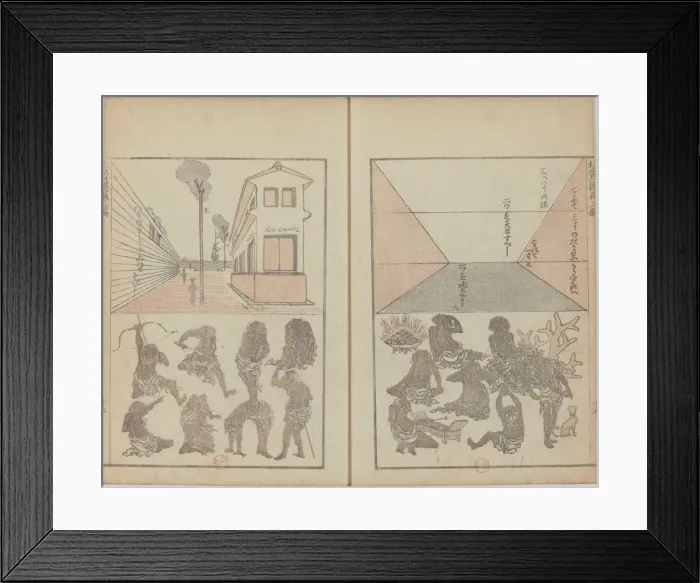 Framed Print : Manga. Vol. 3, 1815 Framed Print : Manga. Vol. 3, 1815