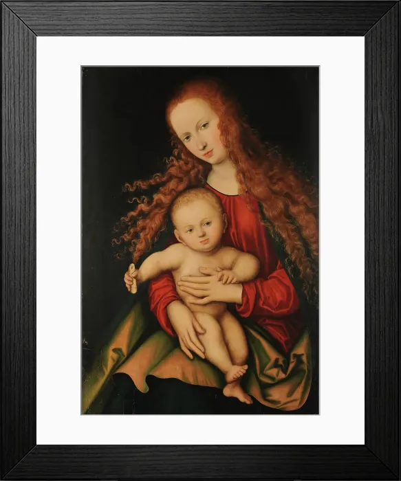 Framed Print : The Virgin and Child, 1529 Framed Print : The Virgin and Child, 1529