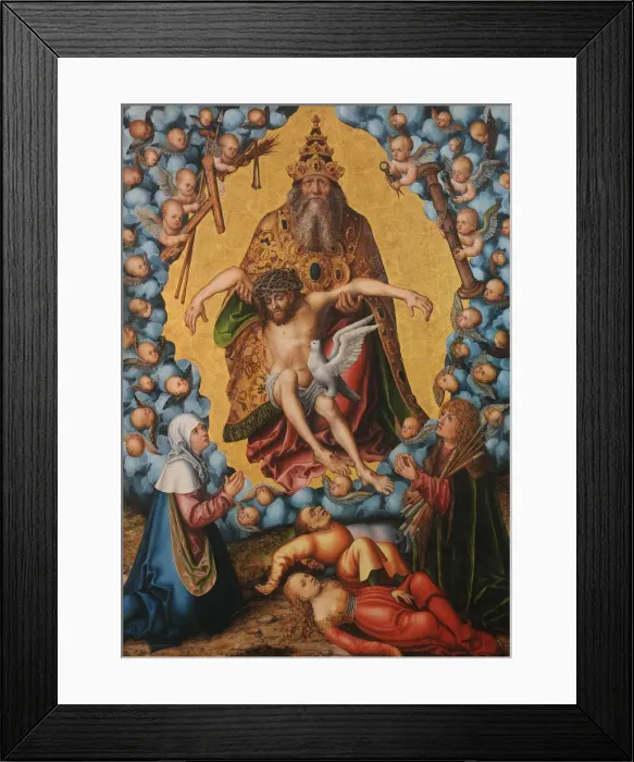 Framed Print : The Holy Trinity, ca 1515 Framed Print : The Holy Trinity, ca 1515