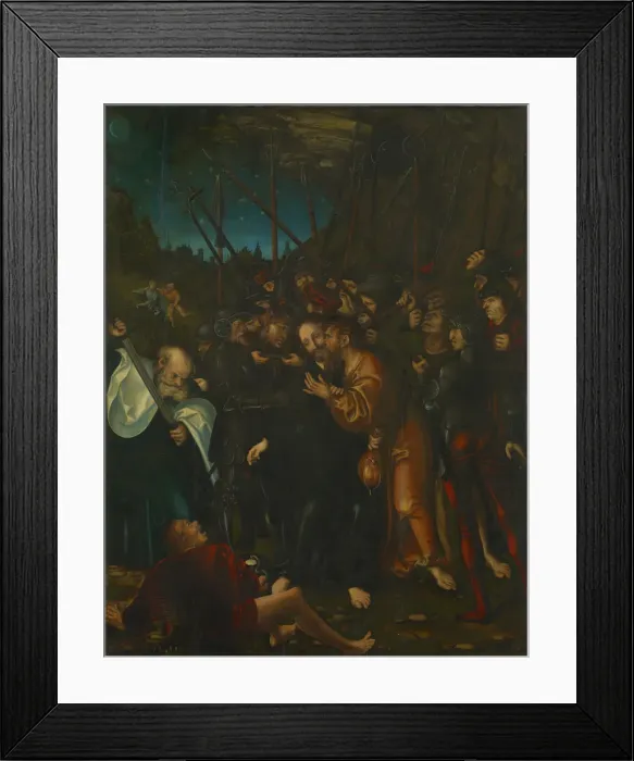 Framed Print : The Arrest of Christ, 1538 Framed Print : The Arrest of Christ, 1538