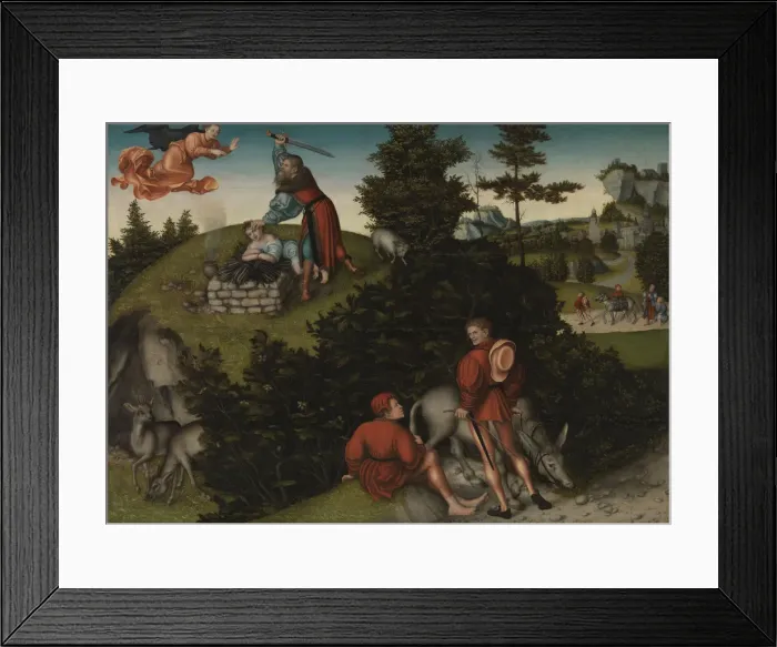 Framed Print : Abrahams Sacrifice of Isaac, 1530 Framed Print : Abrahams Sacrifice of Isaac, 1530