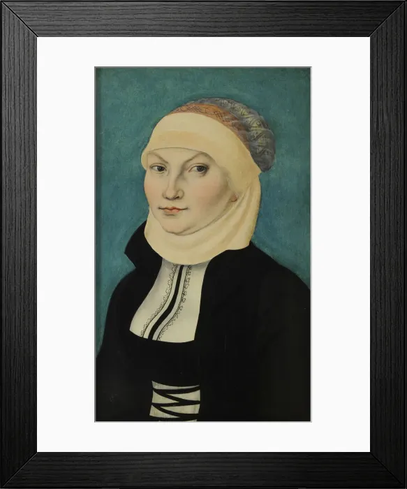 Framed Print : Portrait of Katharina Luther, nee Katharina von Bora (1499-1552), 1528 Framed Print : Portrait of Katharina Luther, nee Katharina von Bora (1499-1552), 1528