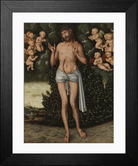 Framed Print : Christ as the Man of Sorrows, after 1537 Framed Print : Christ as the Man of Sorrows, after 1537