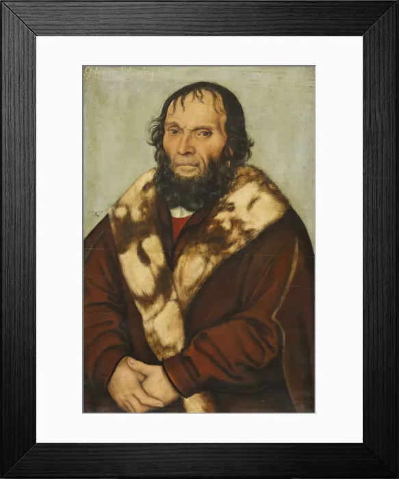 Framed Print : Portrait of Johannes Scheyring (1454-1516), 1529 Framed Print : Portrait of Johannes Scheyring (1454-1516), 1529