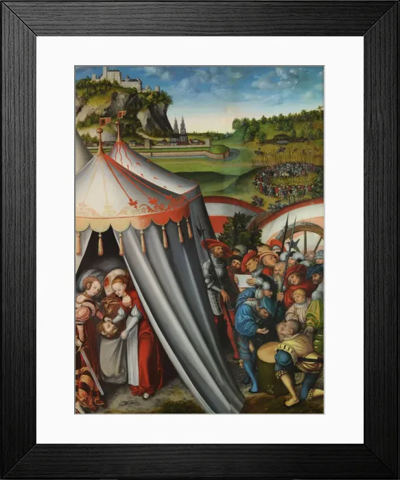 Framed Print : The death of Holofernes, 1531