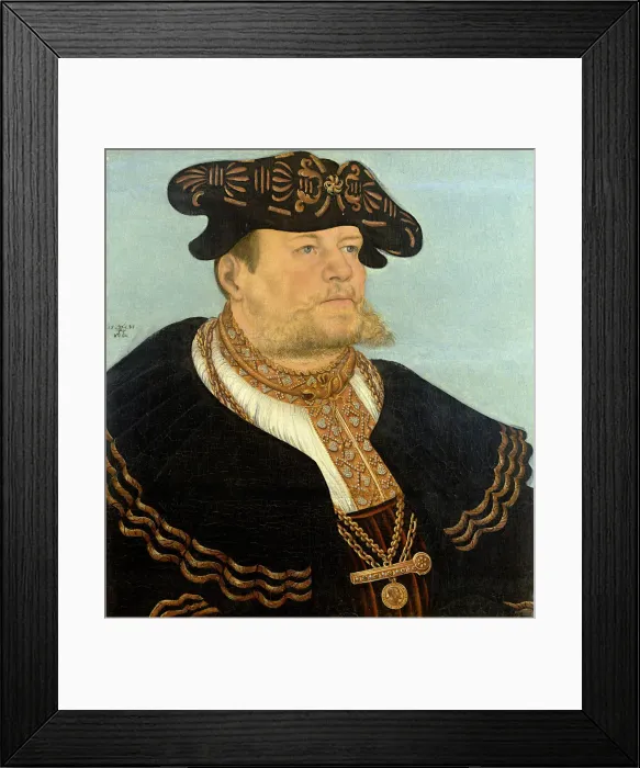 Framed Print : Portrait of the Chancellor Gregor Bruck (1483-1557), 1533 Framed Print : Portrait of the Chancellor Gregor Bruck (1483-1557), 1533