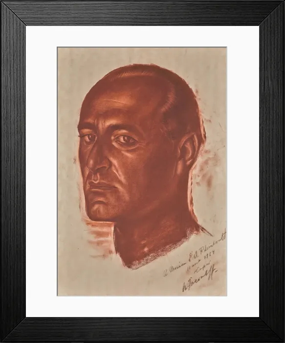 Framed Print : Portrait of Emil Alphons Rheinhardt (1889-1945), 1929 Framed Print : Portrait of Emil Alphons Rheinhardt (1889-1945), 1929