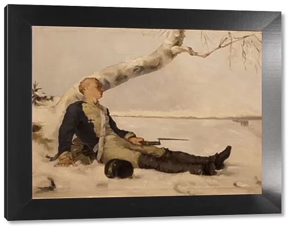 Wounded Warrior in the Snow, 1880
