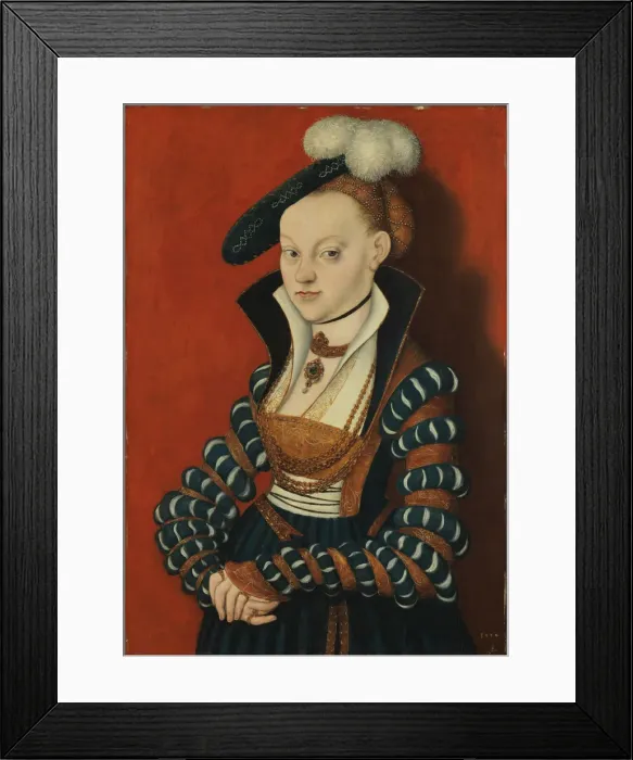 Framed Print : Portrait of Christiane of Eulenau, 1534 Framed Print : Portrait of Christiane of Eulenau, 1534
