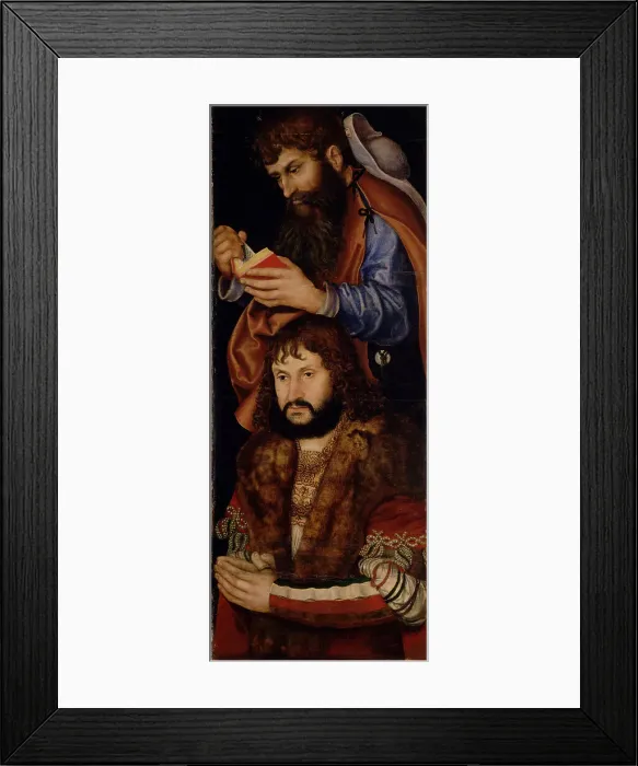 Framed Print : Altarpiece of the Virgin, or so-called Princes Altarpiece (right wing), c. 1510 Framed Print : Altarpiece of the Virgin, or so-called Princes Altarpiece (right wing), c. 1510