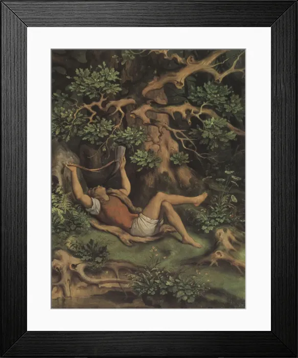 Framed Print : In the Forest. The Youths Magic Horn (Im Walde. Des Knaben Wunderhorn), 1848 Framed Print : In the Forest. The Youths Magic Horn (Im Walde. Des Knaben Wunderhorn), 1848